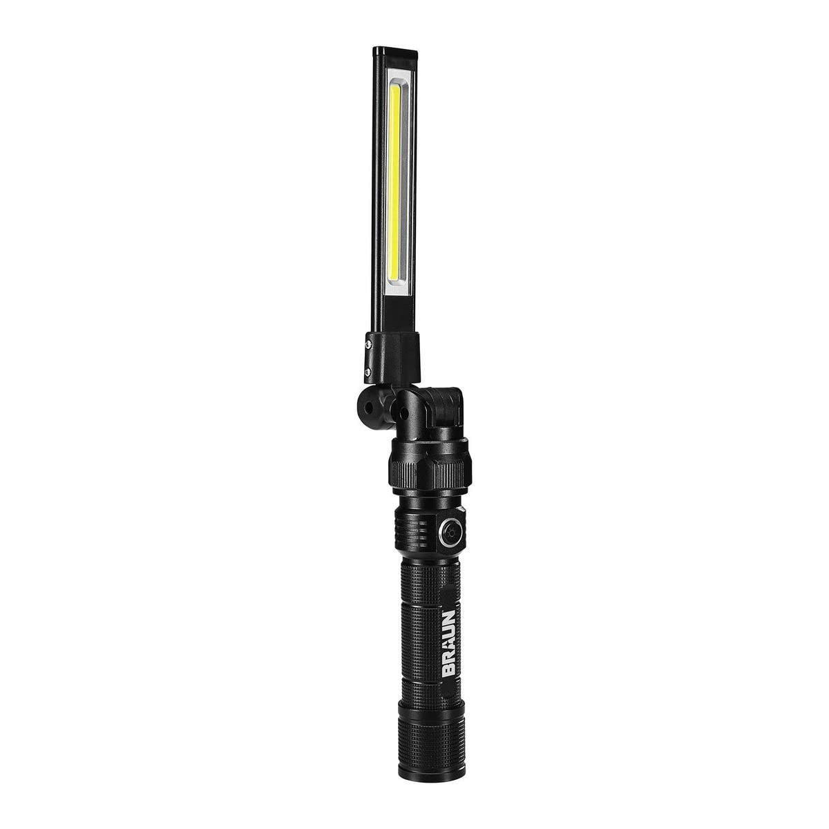 Braun 500 Lumen LED Rechargeable Magnetic Handheld Foldable Slim Bar Work Light | Amazon (US)