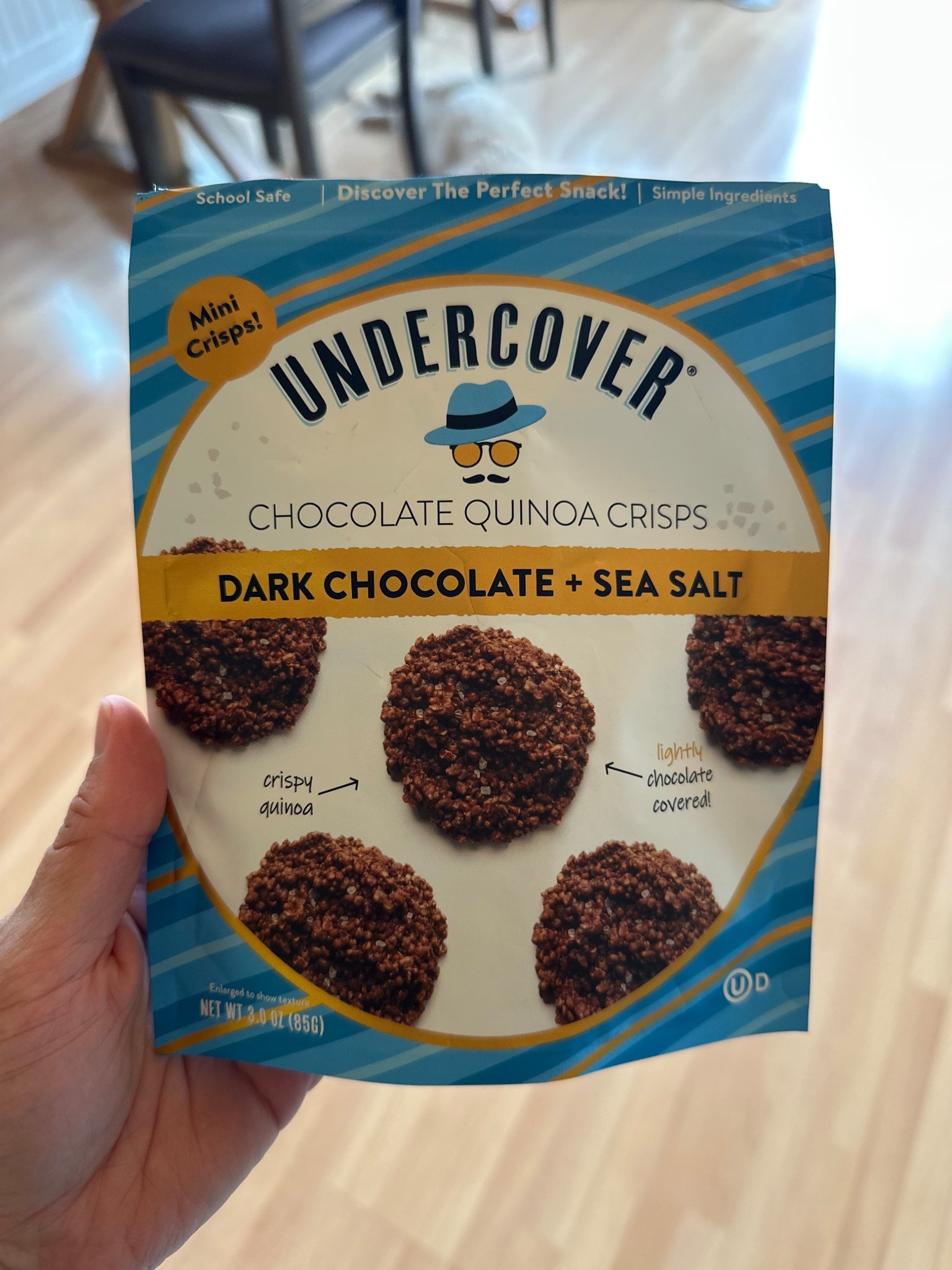 Yummm!!! 🤩 My new favorite little treat/snack! I wasn’t sure I’d like these but they are Goooood! 
Plus they’re not full of crap ingredients! 🎉👏🏻🥳
The kiddos love them too! ♥️
#chocolate #quinoa #crisps #seasalt #yum #treat #snack #healthy #healthysnack #healthytreat #cleaneating #cleaningredients #livinthathealthylife #like #comment #save #share #follow 

#LTKFamily #LTKHome #LTKFindsUnder50
