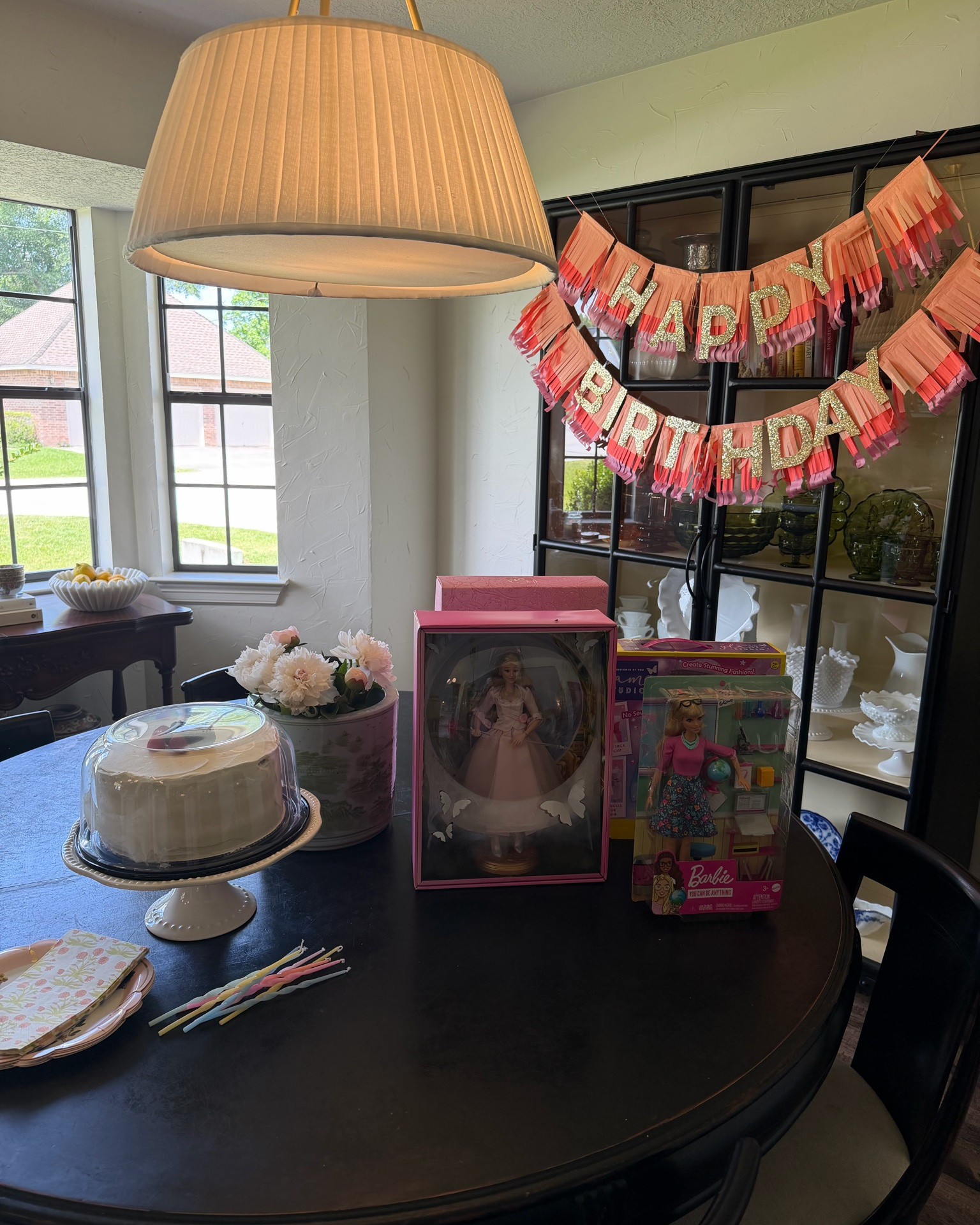 Claire's birthday banner //