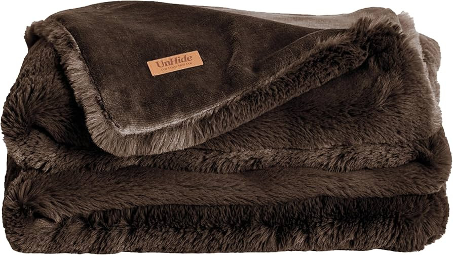 UnHide Marshmallow - Faux Fur Blanket - Heavy Weight, Extra Soft Blanket - Made from Recycled Mat... | Amazon (US)