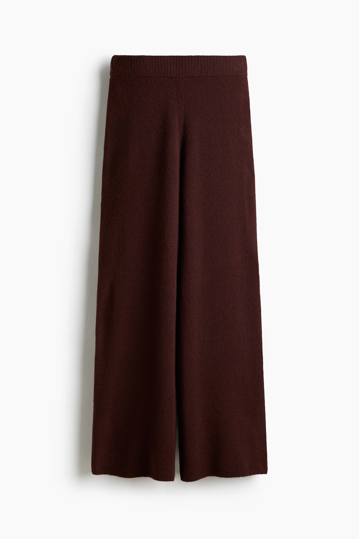 Fine-knit trousers - Burgundy - Ladies | H&M GB | H&M (UK, MY, IN, SG, PH, TW, HK)