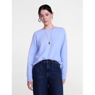 Scenario Women's Waffle Knit Crewneck Tee with Long Sleeves, Sizes XS-XXXL | Walmart (US)