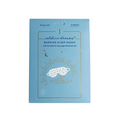 SpaLife Solstice Dreams Warming Sleep Masks - 3.39oz/3pk | Target