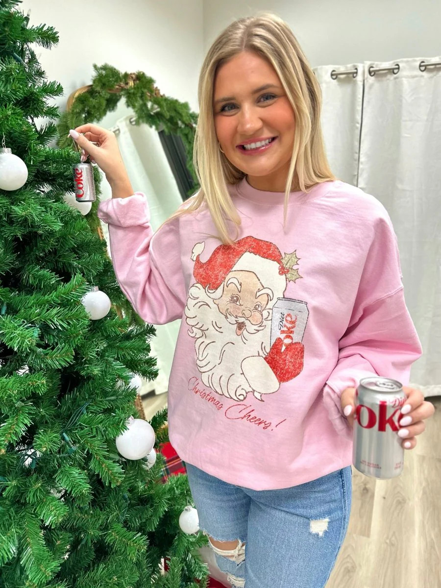 'Diet Coke Santa' Crewneck Sweatshirt | United Monograms