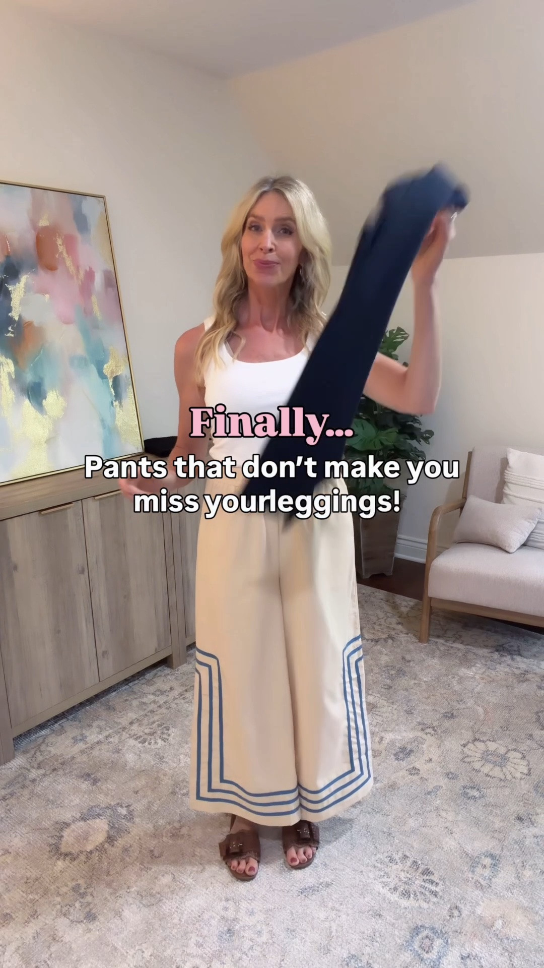 Need a reason to put the leggings aside? These adorable pants from Amazon are just as comfortable!  They feature a wide leg with an elevated trim and a stretchy waistband. Plus they are super easy to style. A++++!

#LTKootd #LTKgrwm #LTKOver40