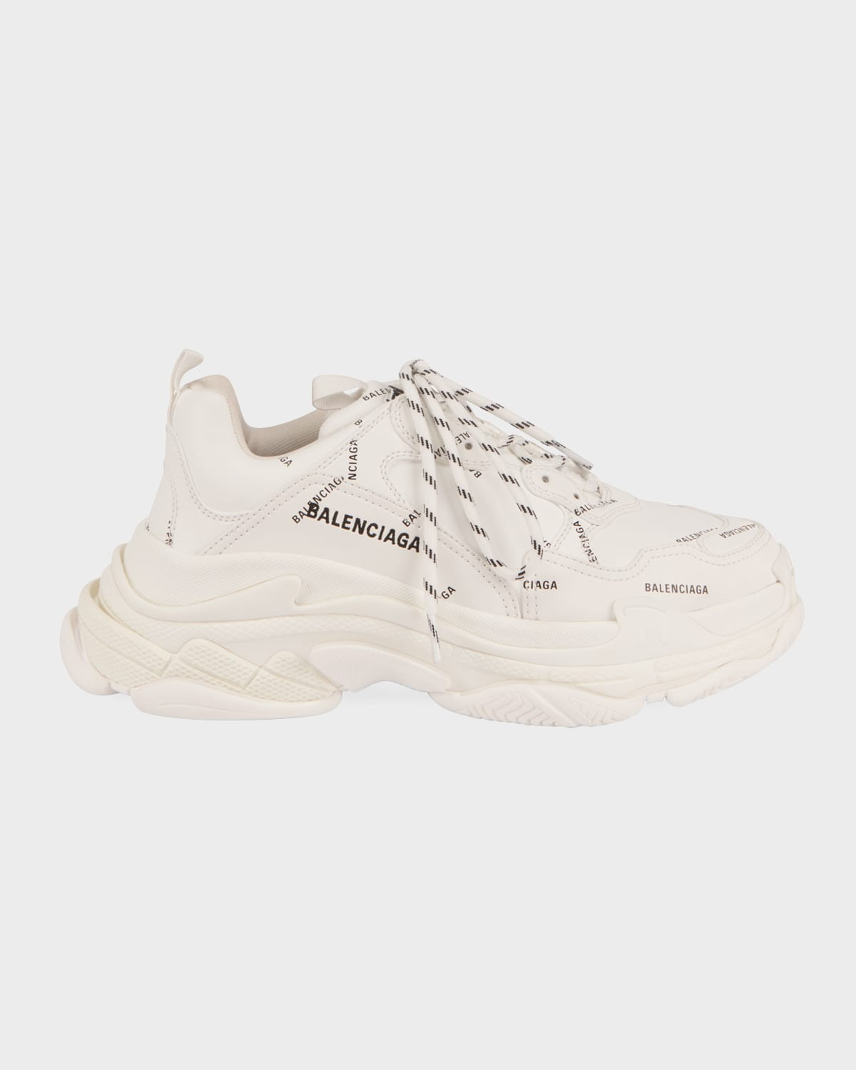 Men's Allover Logo Triple S Sneakers | Neiman Marcus