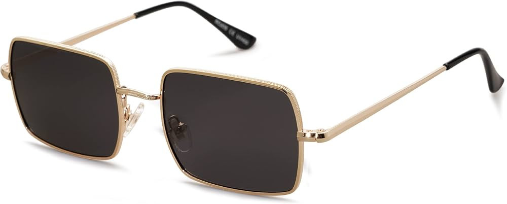 SOJOS Polarized Sunglasses for Womens Mens,Rectangle Polygon Retro Vintage Shades Classic Vintage... | Amazon (US)