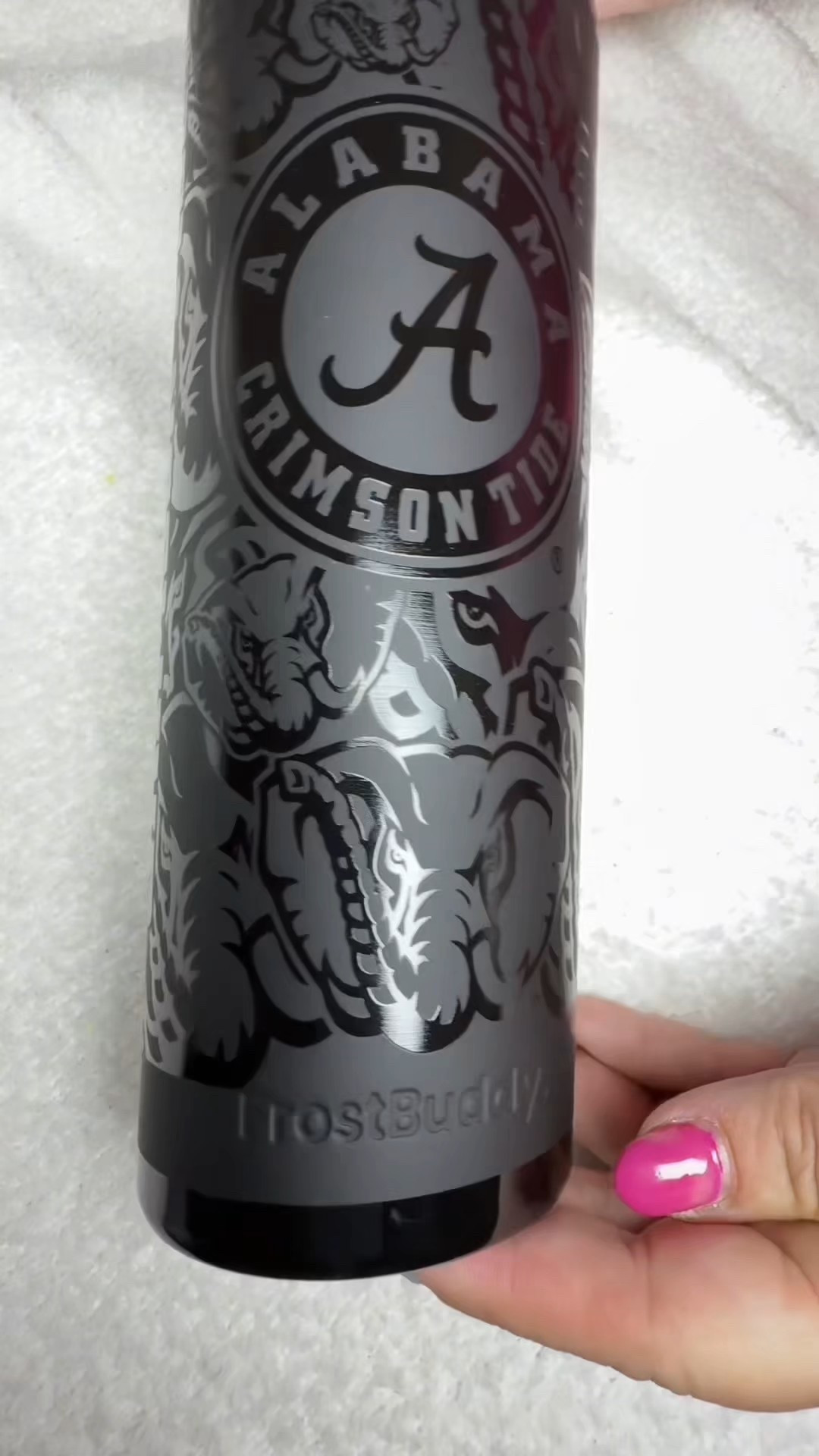 Collegiate Bottle Buddy by @Frost Buddy 🏈 Dual-function lid for sipping or chugging, leakproof, 24-hour ice retention, perfect team water bottle and gift for sports fans. 

#LTKHoliday #LTKGiftGuide #LTKSaleAlert