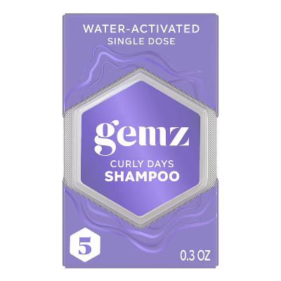 gemz Curly Days Shampoo, Curly Hair and Color Safe - 5ct/0.3oz | Target