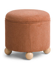 Laurel Linen Storage Ottoman | Poufs & Ottomans  | Marshalls | Marshalls