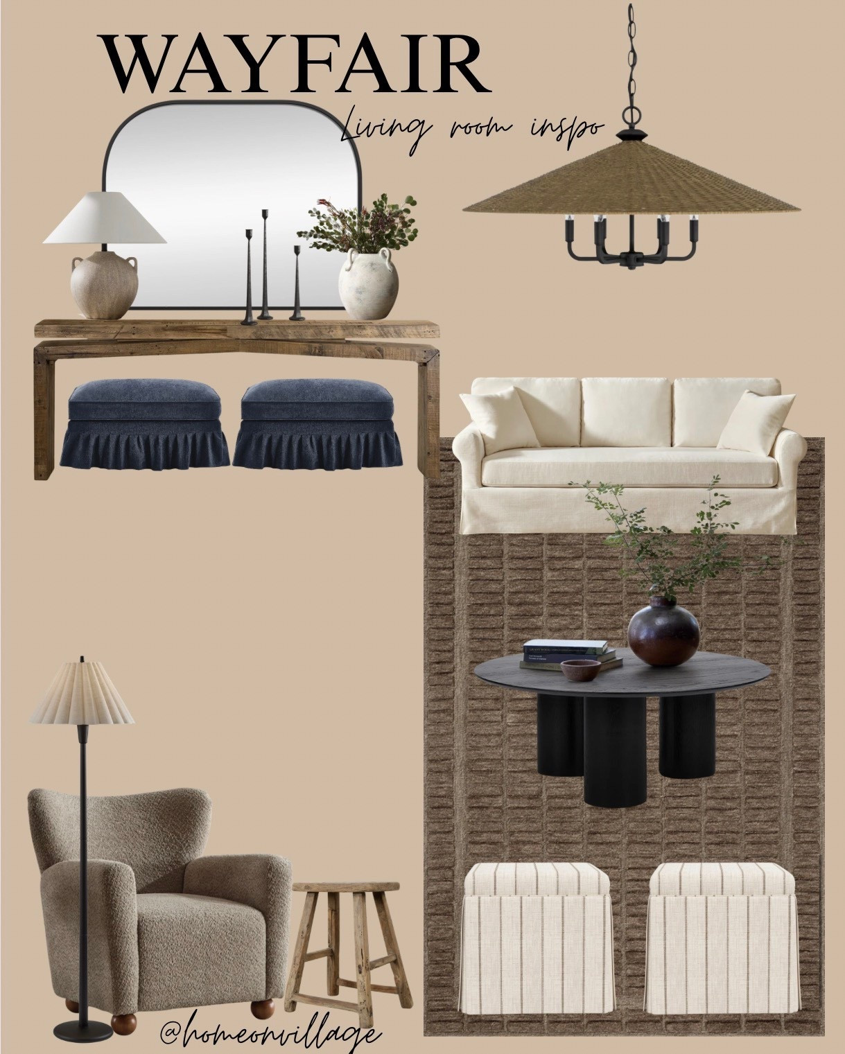 Wayfair living room inspo 😍🤌🏼

#LTKHome #LTKU #LTKSaleAlert