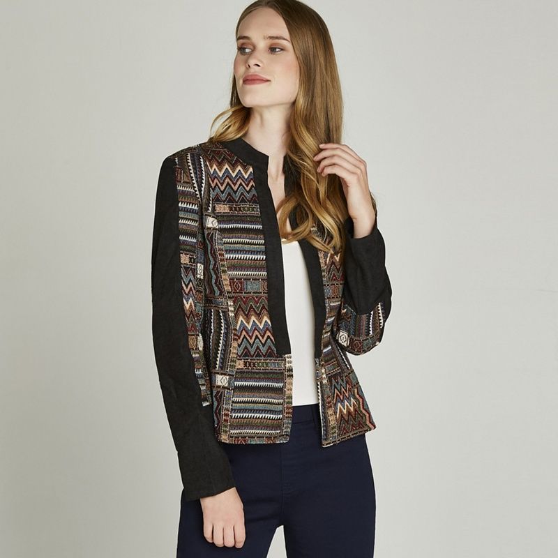 Apricot - Black Woven Trim Utility Light Jacket | Debenhams UK