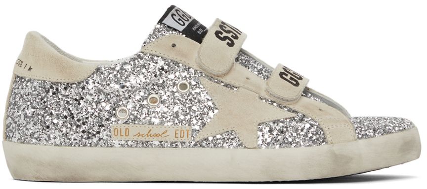 Glitter Old School Sneakers | SSENSE