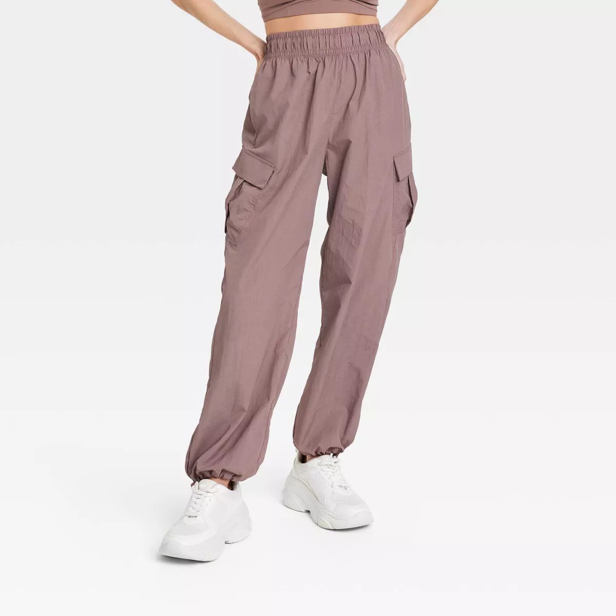 Women's Cargo Parachute Pants - All in Motion™ | Target