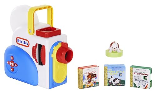 little tikes Story Dream Machine Starter Pack with 3 Classic Fairytale Stories - Light, Sound, and Audio Projector for Kids - Includes 3 Stories and 1 Character - for Kids Ages 3+ Years | Amazon (US)