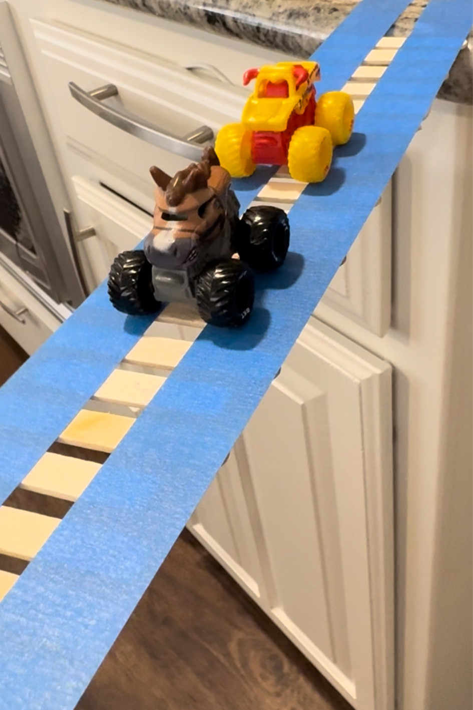 We love these mini monster jam trucks! They are so fun!