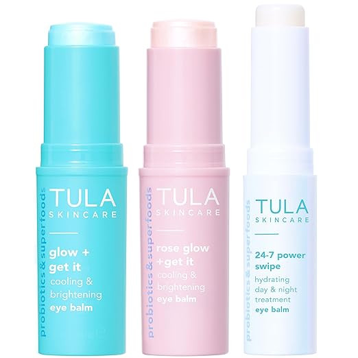 TULA Skin Care Eye Balm Extravaganza - Dark Circle Under Eye Treatment, Instantly Hydrate and Bri... | Amazon (US)
