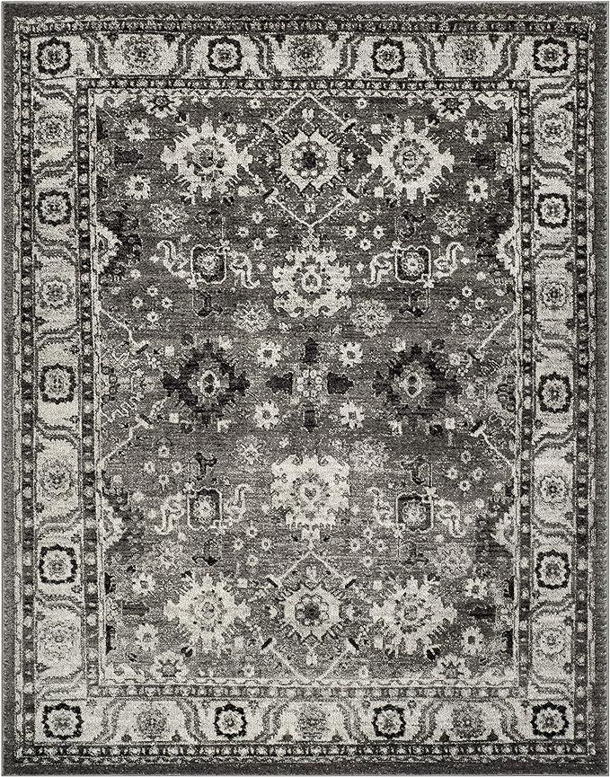 SAFAVIEH Vintage Hamadan Collection 5'3" x 7'6" Grey/Black VTH214K Oriental Traditional Persian N... | Amazon (US)
