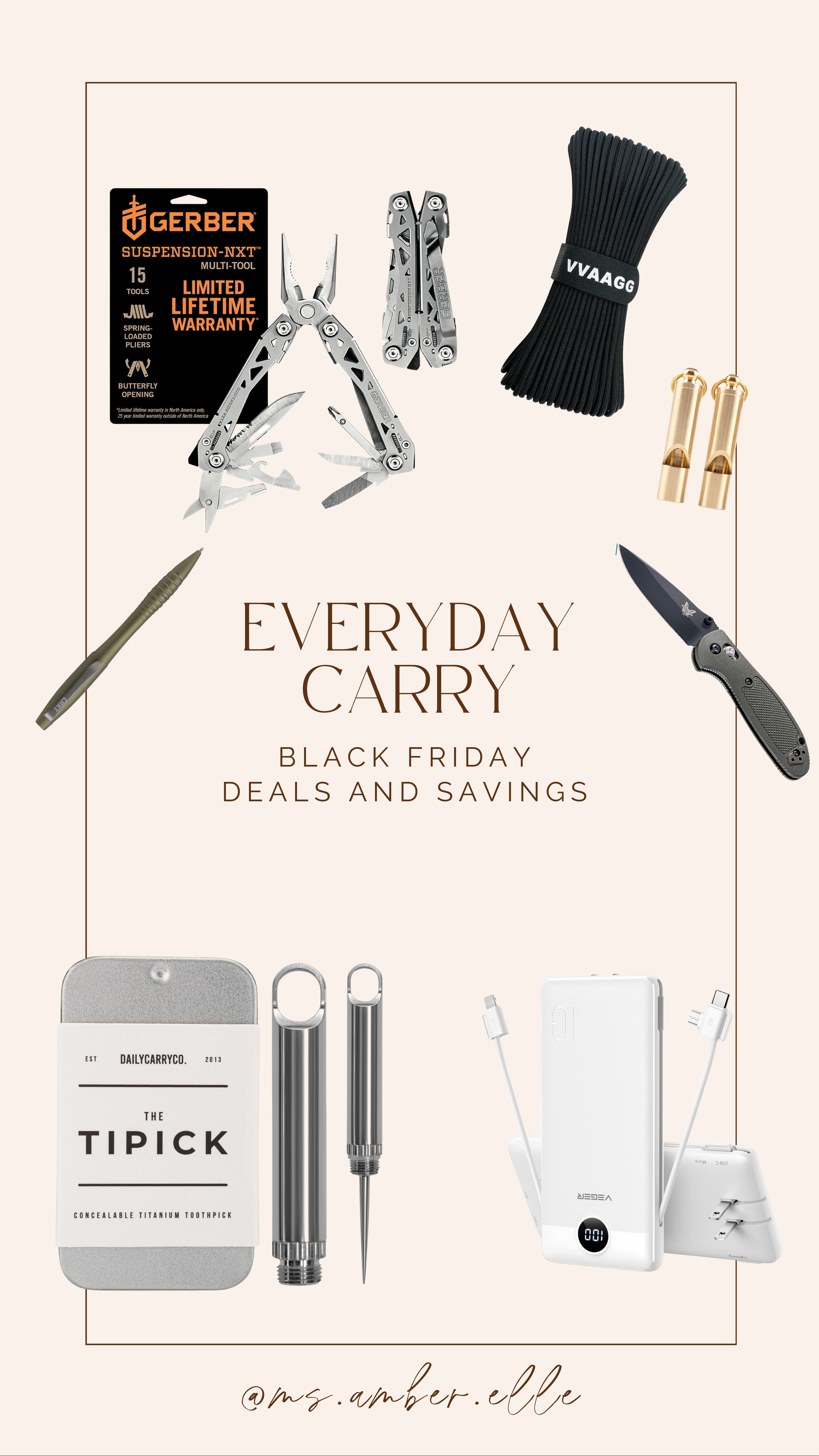 Black Friday deals and savings for everyday carry (EDC) 

 #LTKCyberWeek #LTKSaleAlert #LTKFindsUnder50