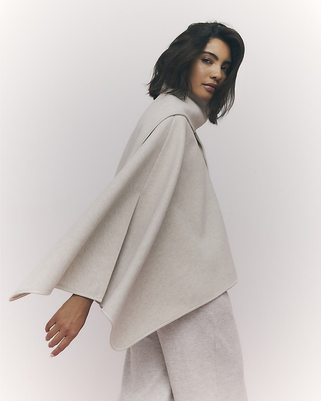 Cream Scarf Cape | River Island UK & IE