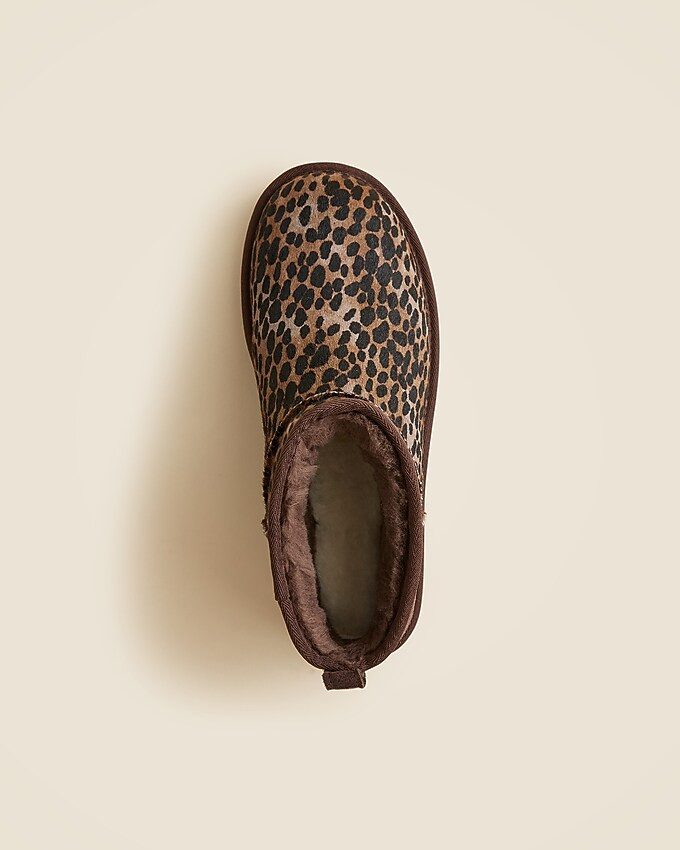 UGG® Classic Ultra mini boots in leopard print | J. Crew US