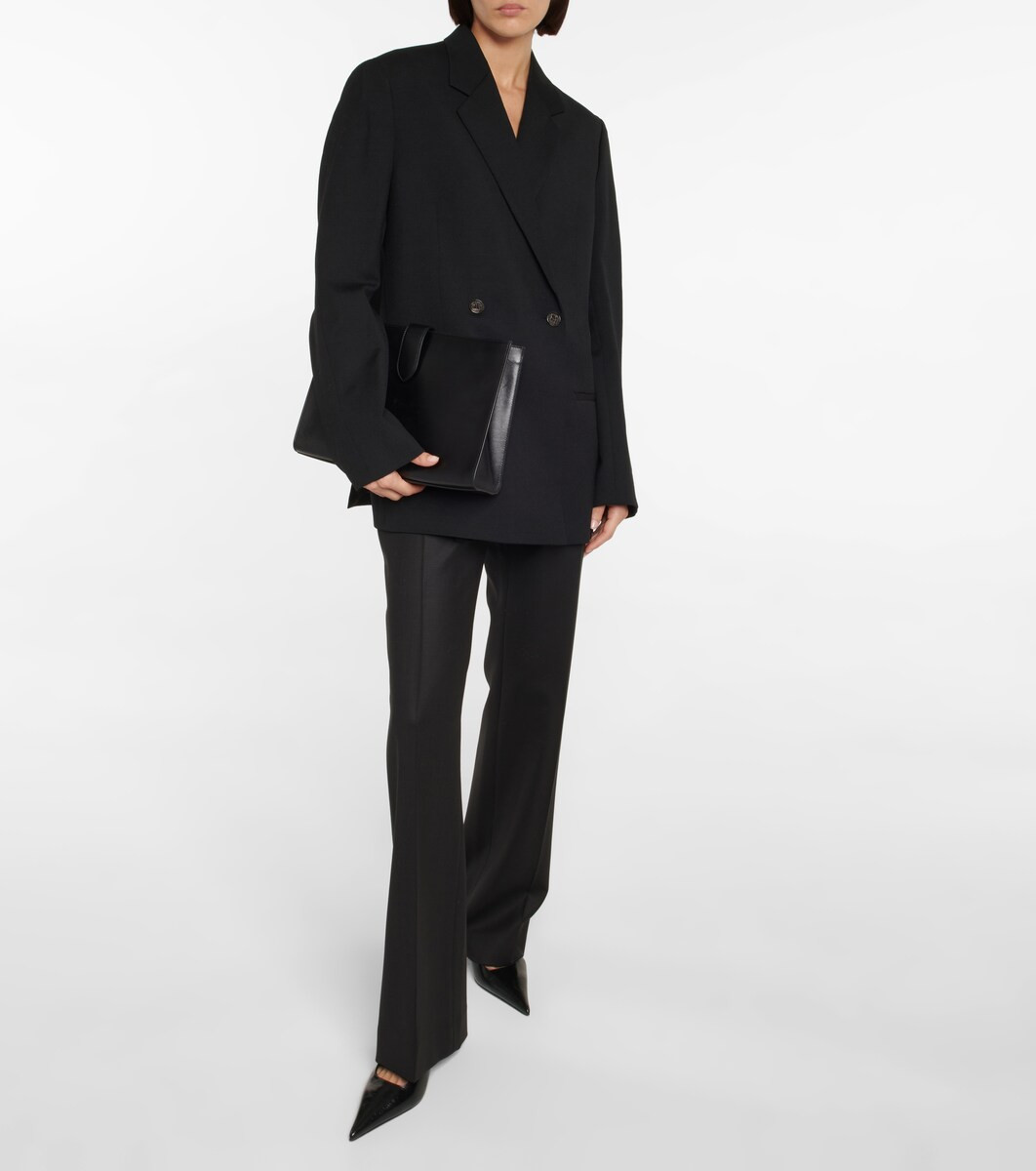 Doppelreihiger Blazer aus Woll-Twill | Mytheresa (DACH)