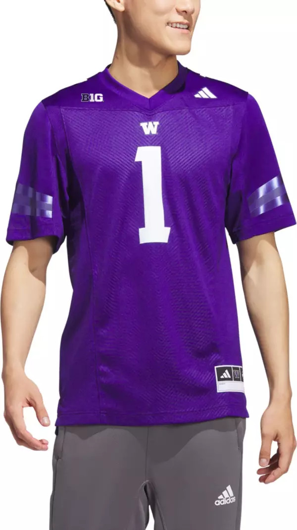 adidas Men's Washington Huskies Purple Premier Replica Football Jersey | Dick's Sporting Goods