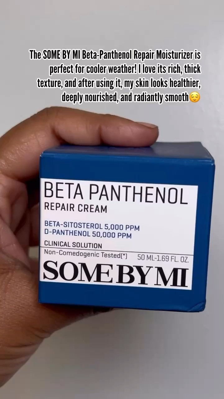 Y’all, my winter skin savior is almost GONE 🫣 @somebymi.official_us Beta Pantheno Repair Moisturizer has been my go-to lately, especially with this cold weather 🧴💙 *gifted product

It’s got Beta Sitosterol & nano D-Panthenol for that next-level barrier repair (and recently saved my skin post-peel!) 🙌🏾 No redness, just smoooooth hydration for days💧

Gonna cry real tears when this jar runs out 🥲 If you’ve got dry, sensitive skin this winter, TRUST ME, you need this! 🫶🏾

#WinterMoisturizer #SkincareFave #SkincareEssentials #SkincareWinterEssential #BarrierRepairCream #SkincareForDrySkin #SomeByMi

#LTKBeauty #LTKGiftGuide #LTKWatchNow