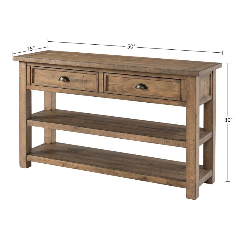 Risner 50'' Solid Wood Console Table | Wayfair Professional