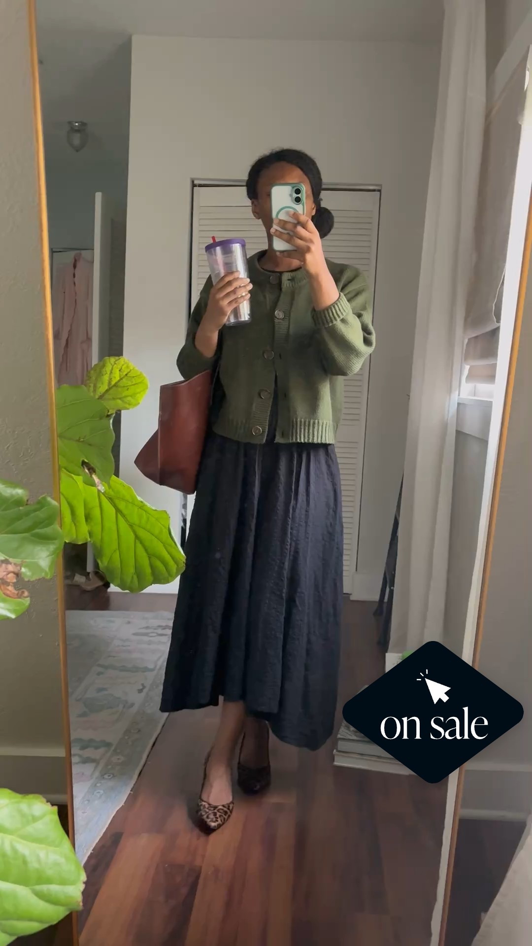 Loving this autumn outfit. My leopard pumps are the best designer shoes and so well made. They’re currently on sale 25% off FALLPERFECTS 
my dress and cardigan are also on sale 

#LTKSaleAlert #LTKSeasonal #LTKFindsUnder100