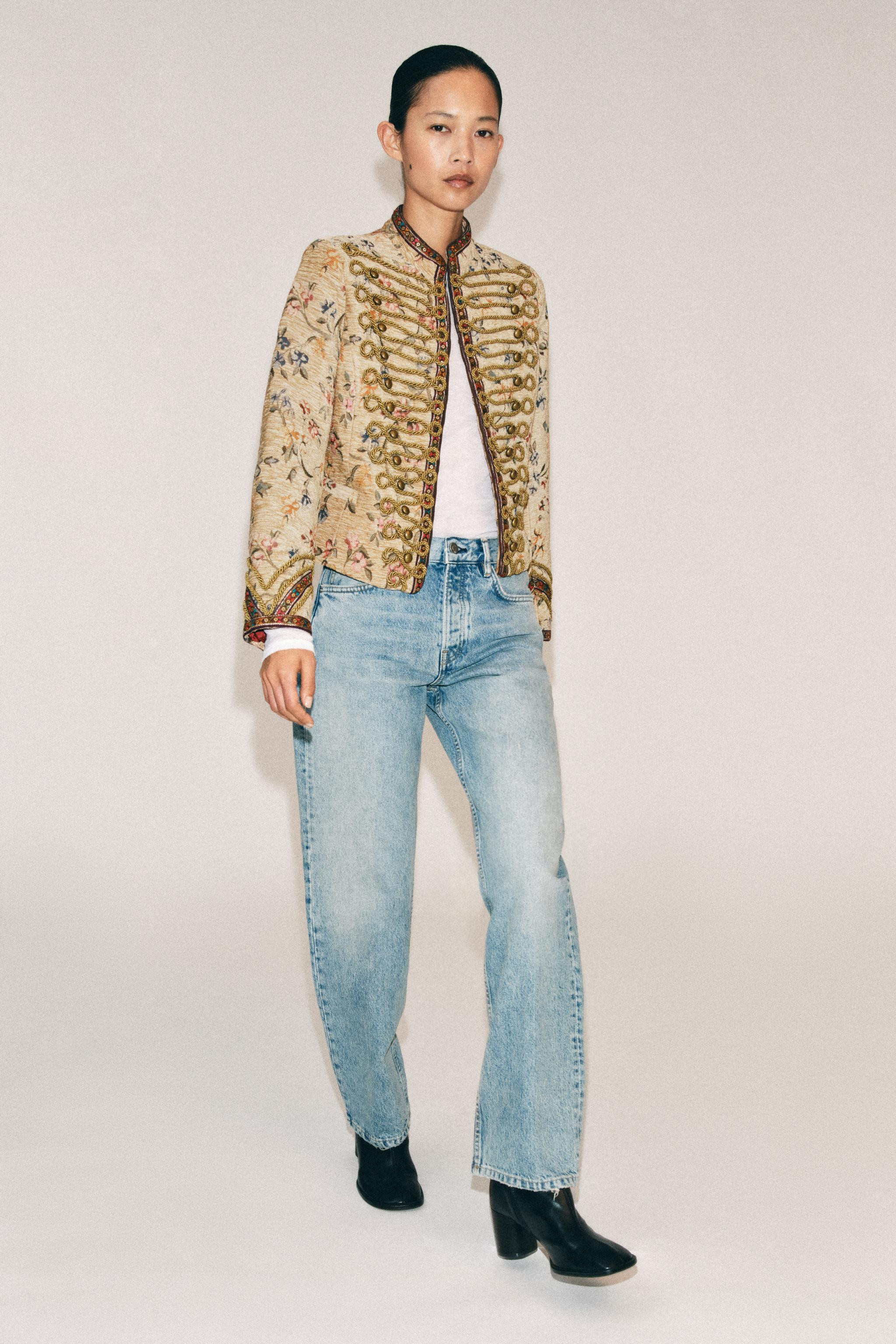EMBROIDERED FROG FASTENING JACKET ZW COLLECTION | Zara US