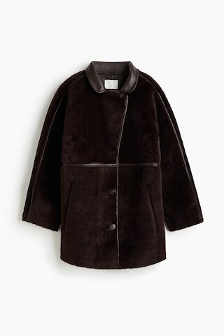 H & M - Fluffy Coat - Brown | H&M (US + CA)