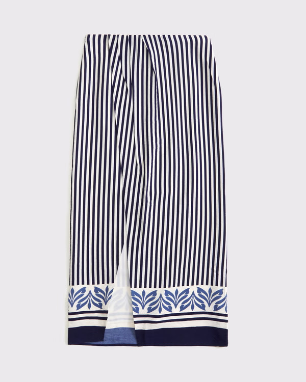 Women's Mid Rise Sarong Maxi Skirt | Women's Bottoms | Abercrombie.com | Abercrombie & Fitch (US)