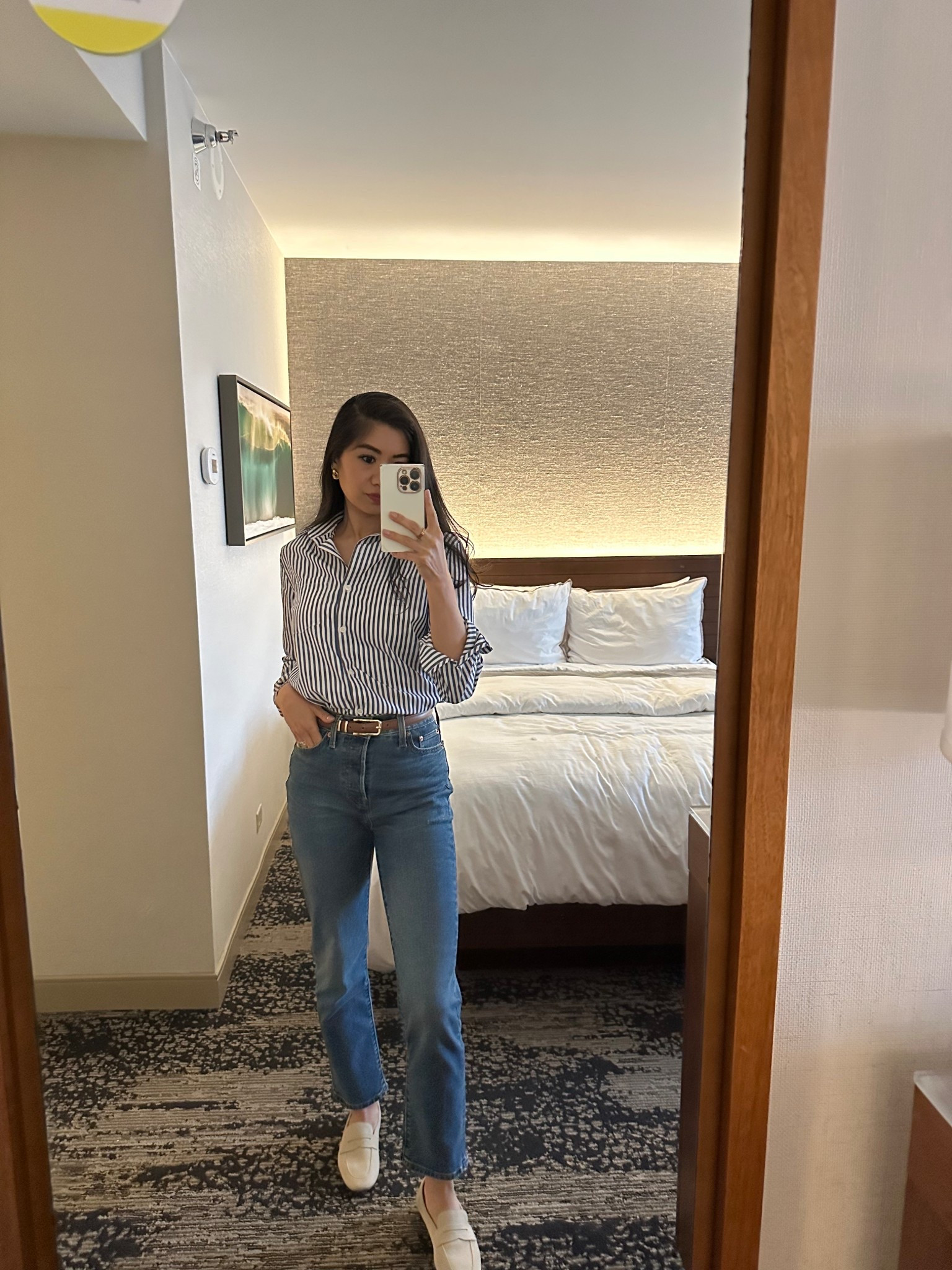 Spring casual classic ootd 💎 Jeans run small so I sized up one size! 

#LTKgrwm #LTKSeasonal #LTKootd