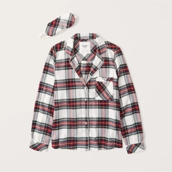 Flannel Pajama Shirt | Abercrombie & Fitch (US)