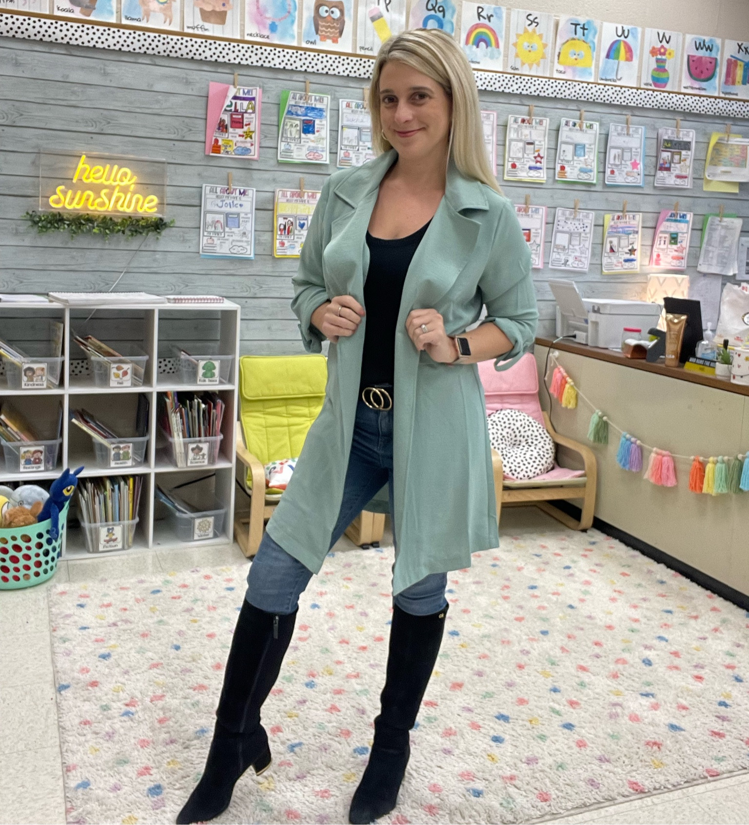 My absolute favorite fall color. I have linked similar colors and pieces. Perfect outfit for work! 

#LTKunder100 #LTKSeasonal #LTKunder50