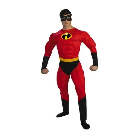 Disguise Mr. Incredible Deluxe Muscle Men s Halloween Fancy-Dress Costume for Adult XL | Walmart (US)