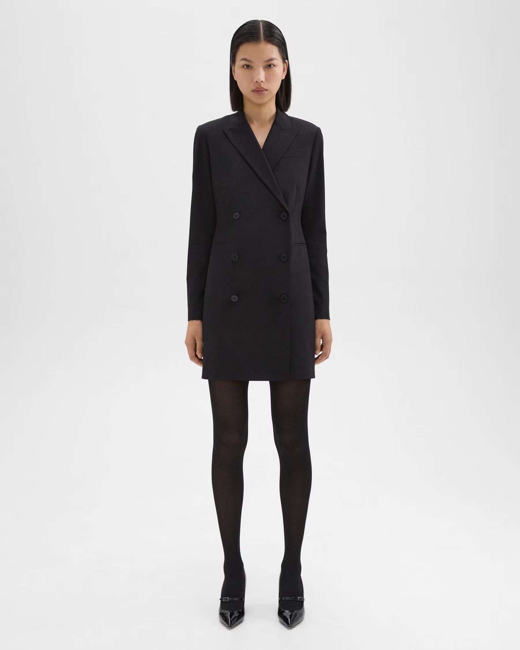 Blazer Dress in Good Wool | Theory