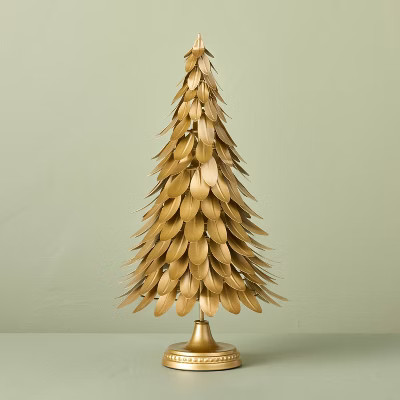 15" Large Metal Scallop Christmas Tree - Hearth & Hand™ with Magnolia | Target