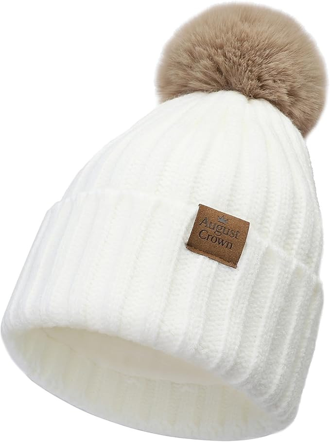 August Crown Unisex Double Layer Knit Winter Beaniehat | Amazon (US)
