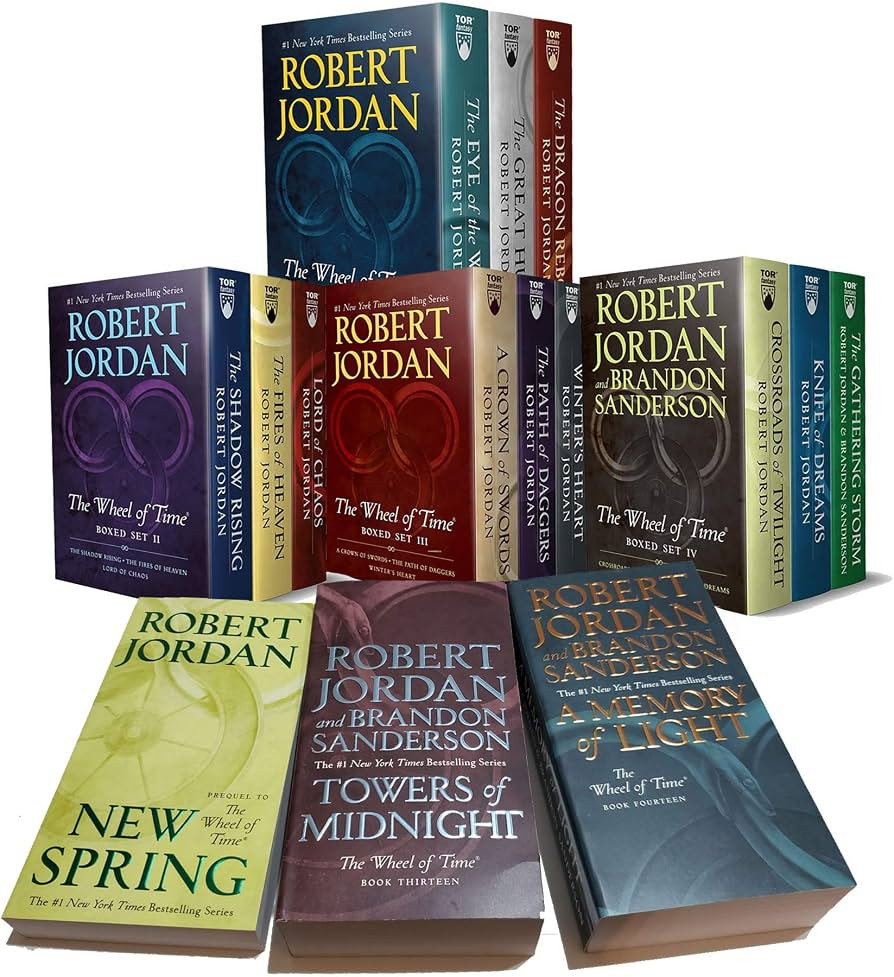 The Wheel Of Time, 15 Book Set: New Spring, Eye The World, Great Hunt, Dragon Reborn, Shadow Risi... | Amazon (US)