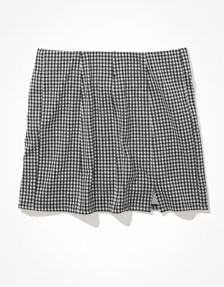 AE Plaid High-Waisted Mini Skirt | American Eagle Outfitters (US & CA)