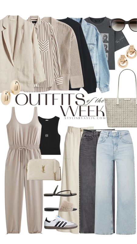 Outfits of the week, outfit inspo, casual style, accessories, neutral looks #StylinbyAylin #Aylin

#LTKfindsunder50 #LTKfindsunder100 #LTKstyletip