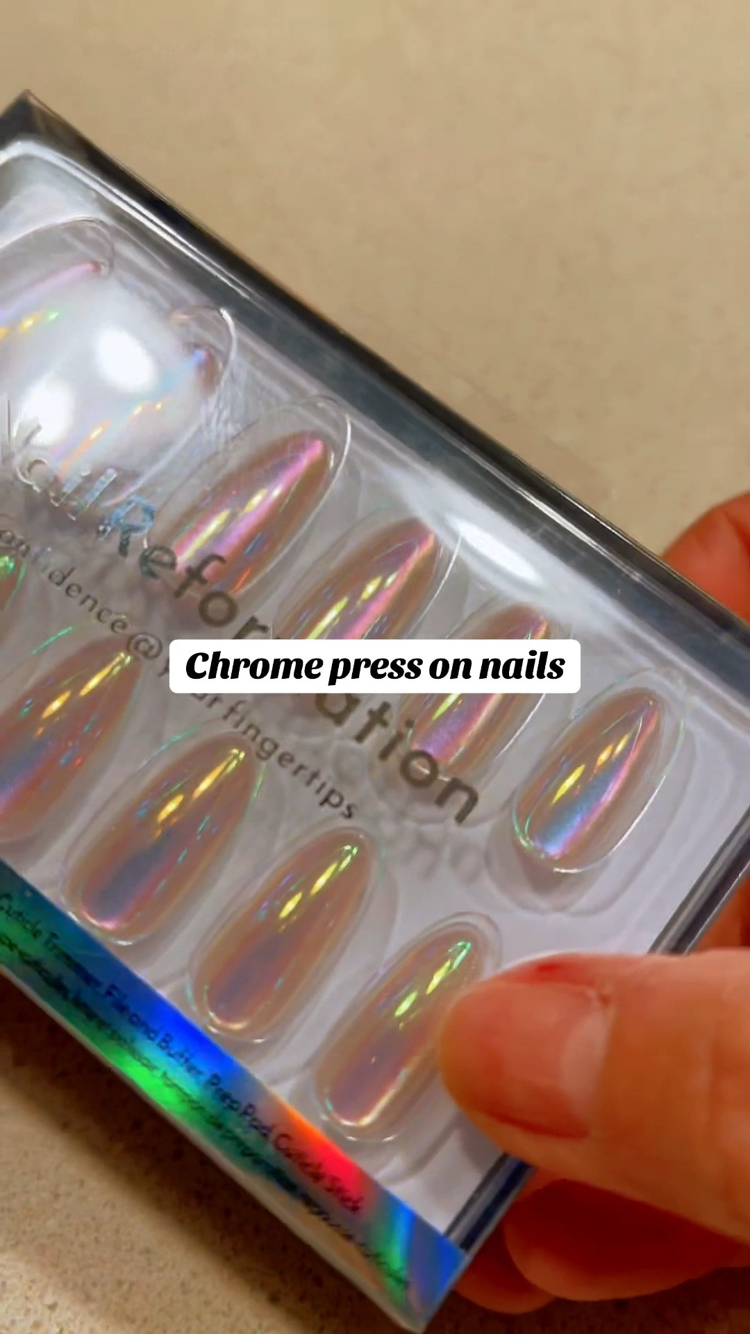 My natural nails are so thin and damaged. I have an event to go to and need a quick fix. I found this chrome press-on nail set at Marshall’s, so let’s try it together! 💅

#LTKBeauty