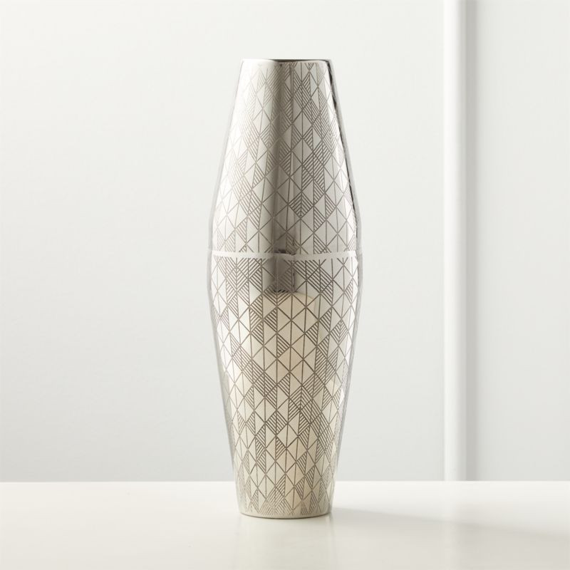 Ether Etched Boston Cocktail ShakerCB2 Exclusive Purchase now and we'll ship when it's available.... | CB2