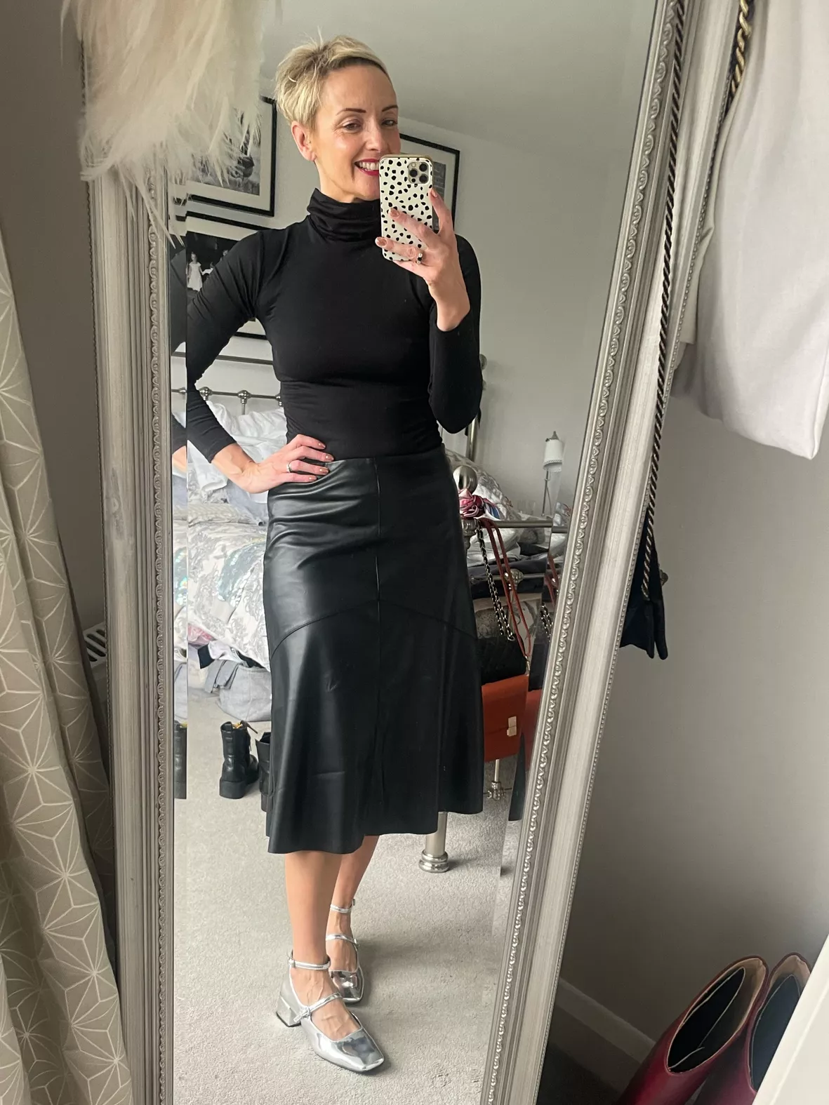 black dress and silver shoes With See long glitter stylewithwisdom on LTK
