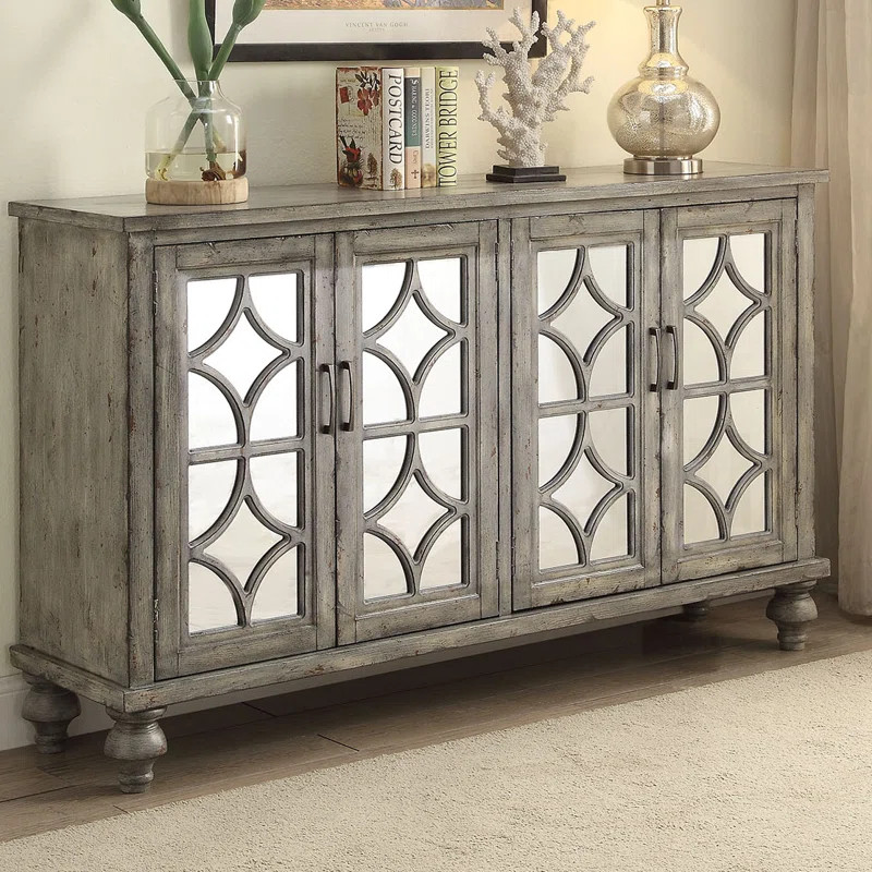 Diondre 4 Door Accent Cabinet | Wayfair North America