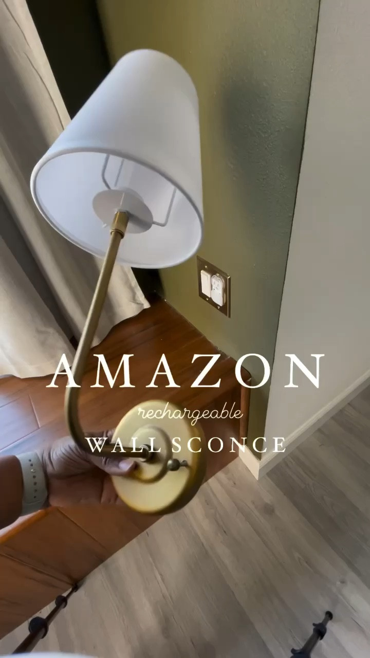 Save this post if you need a no-hardwire wall sconce that looks high-end but doesn’t cost much for your next room makeover! Easy to install, moody lighting for areas that don’t have hardwiring set up and you don’t want a cord hanging and changing the aesthetic, because babyyyy, electrician is not one of my qualifications…yet! ☺️

#homedecor #wallsconce #rechargeablelight #interiordesign #moodylighting #livingroomdecor #amazonfinds #amazonhack#LTKhome

#LTKVideo