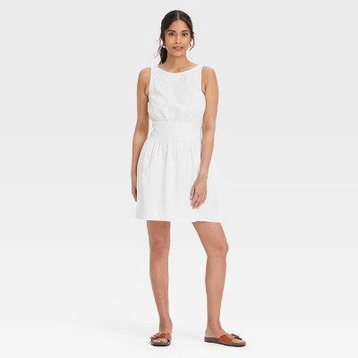 Women's Linen Mini Sundress - Universal Thread™ | Target