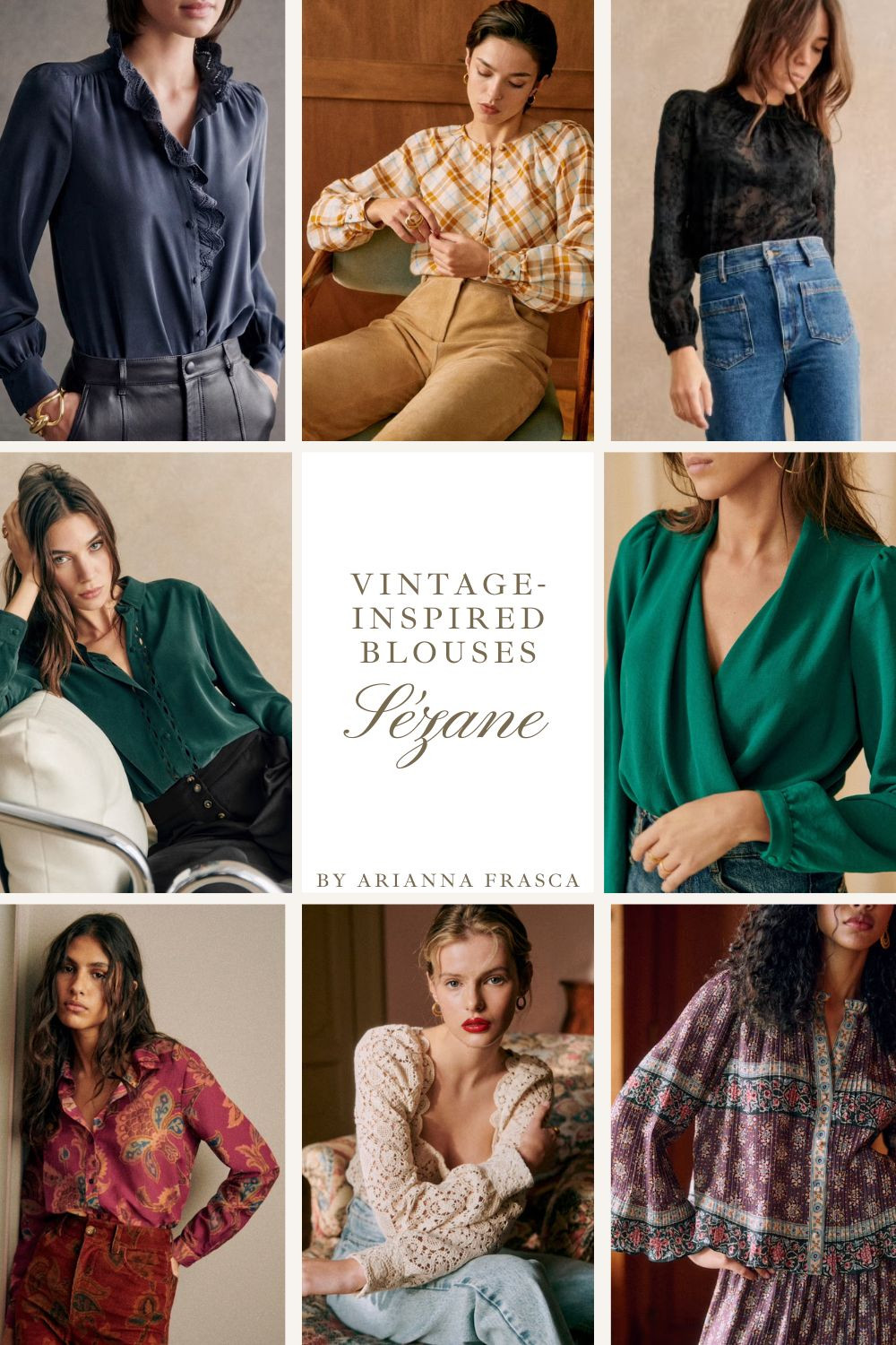 There’s something undeniably poetic about a soft, flowing blouse with delicate details. Think high necklines, puffed sleeves, lace trims, and subtle ruffles—the kind of top that looks as at home in an old-world café as it does layered under a knit vest. 

 #LTKMostLoved #LTKSeasonal #LTKOver40